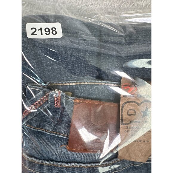 Big Star Mens 30R Denim Jeans Medium Wash Y2K 90s Office Casual Travel Comfort - Picture 12 of 12